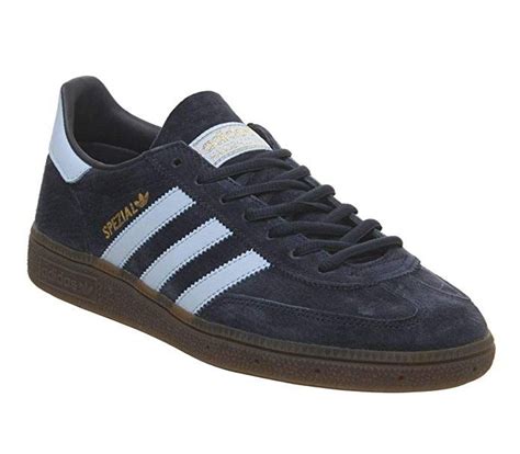 blaue adidas schuhe mit hellblauen streifen|Blaue Sneaker .